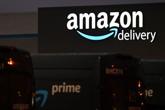 Amazon delivery hub signage