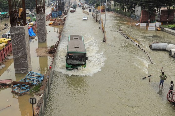 flooded street