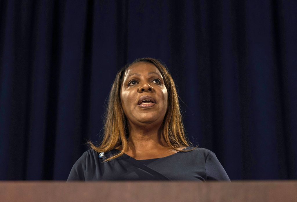 Image of New York Attorney General Letitia James.