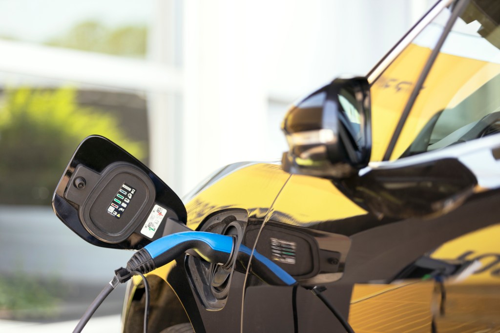 Electric vehicle charging.