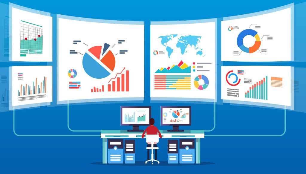 illustration depicting financial data