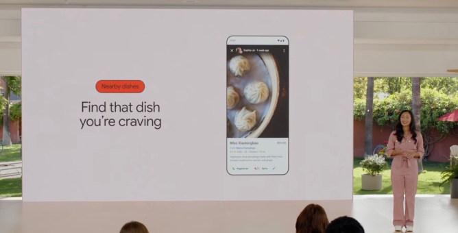 Google event screenshot
