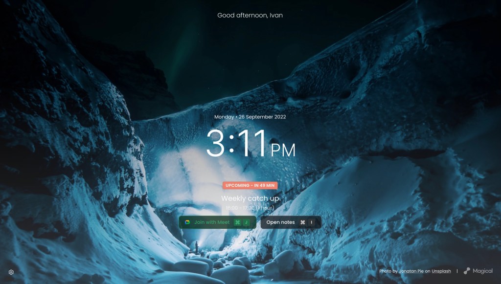 timeOS screenshot