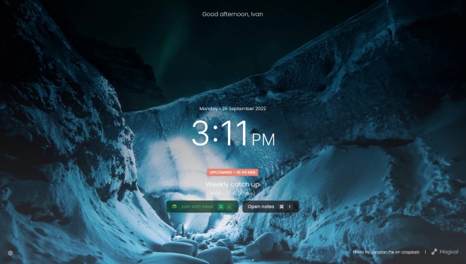 timeOS screenshot