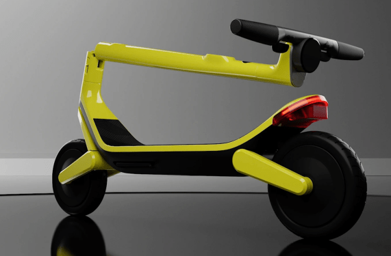 scooter, folded