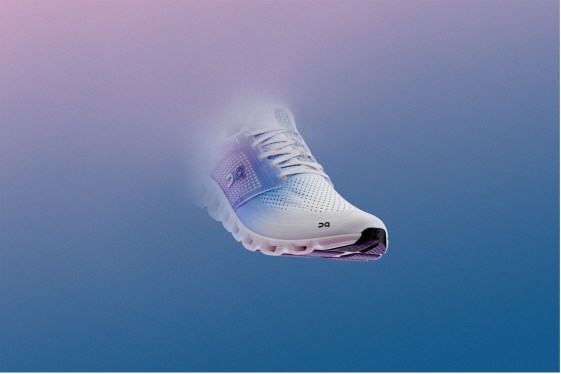 An illustration of On's new Cloudprime running shoe