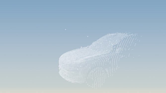 volvo EX90 point cloud