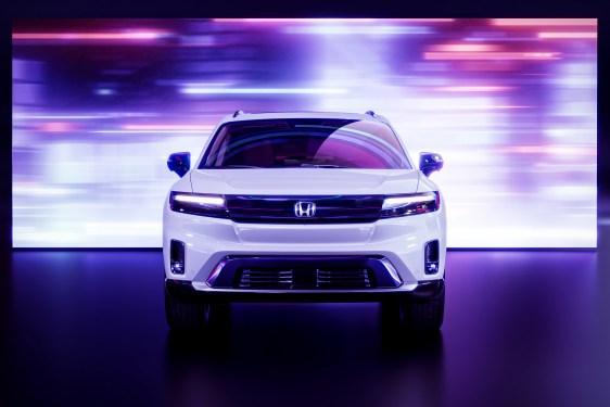 front view of white 2024 Honda Prologue EV