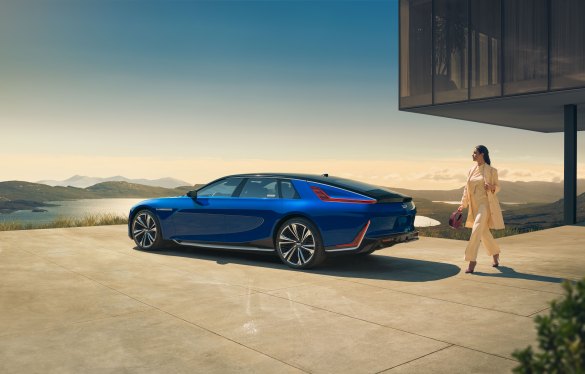 blue Cadillac Celestiq