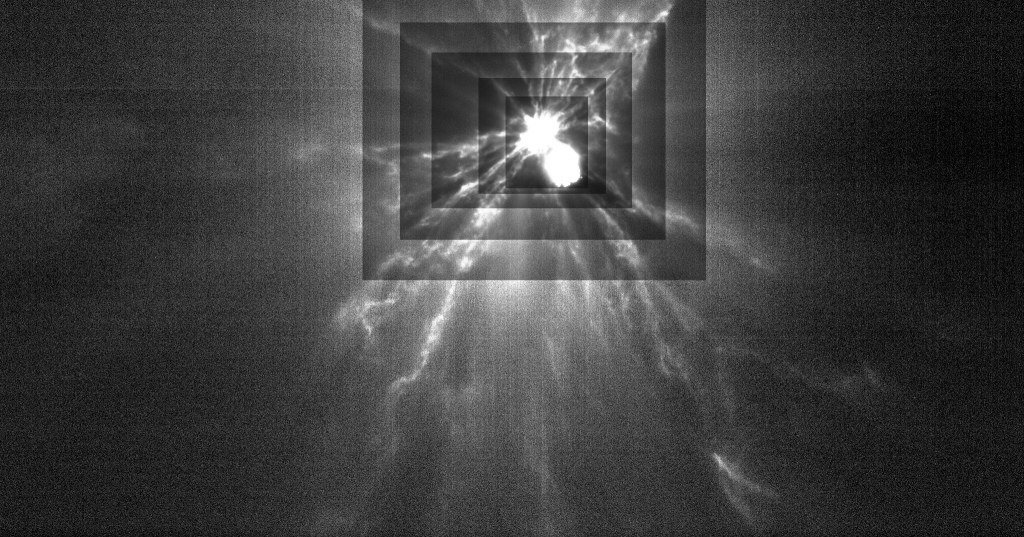 debris plumes from dimorphos after DART impact