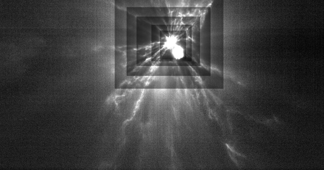 debris plumes from dimorphos after DART impact