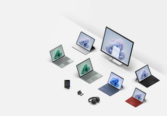 array of Microsoft products