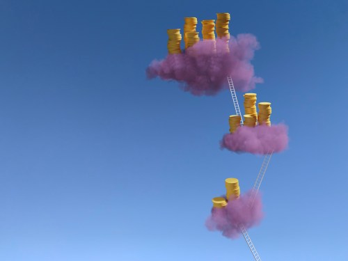 ladders leading from one cloud to another; cloud migration