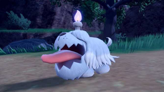 Greavard, a ghost dog Pokémon