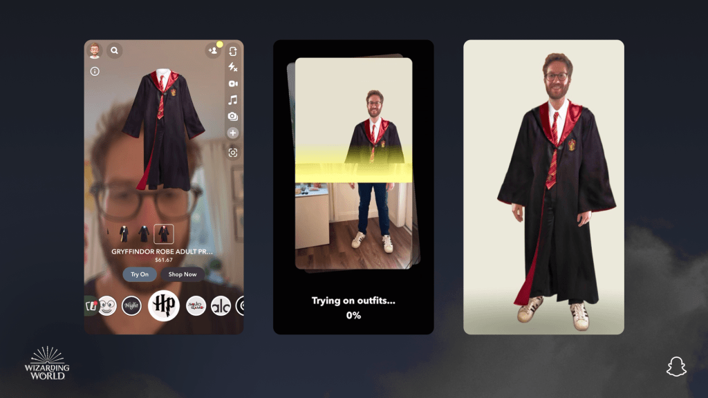 Snapchat AR halloween costumes