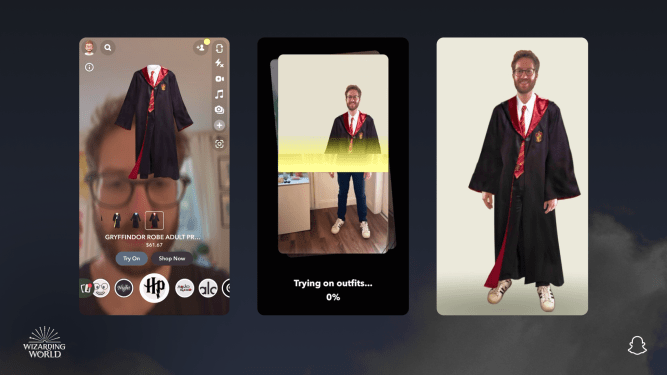 Snapchat AR halloween costumes