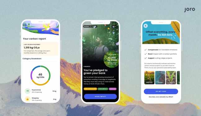 Image of the Joro app