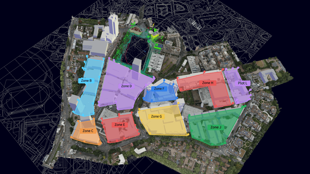 screenshot of Sensat platform