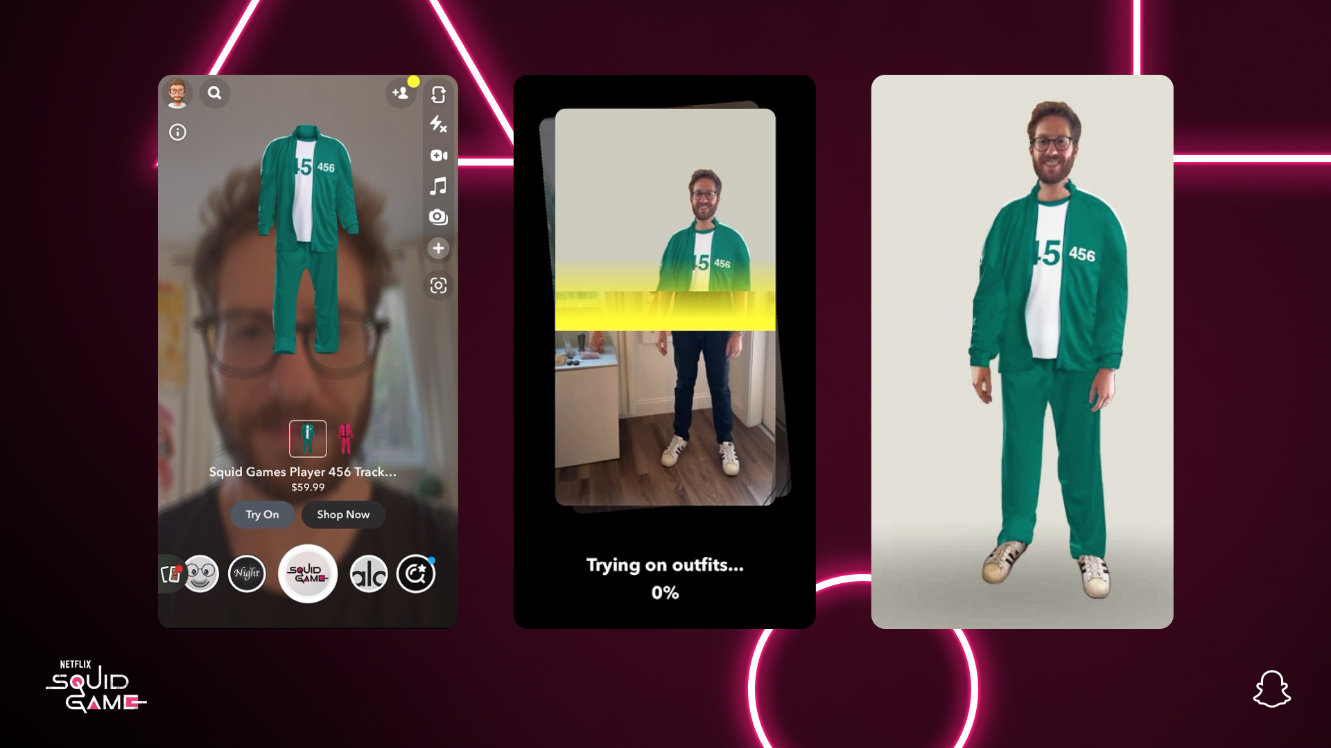 Snapchat AR Halloween costumes