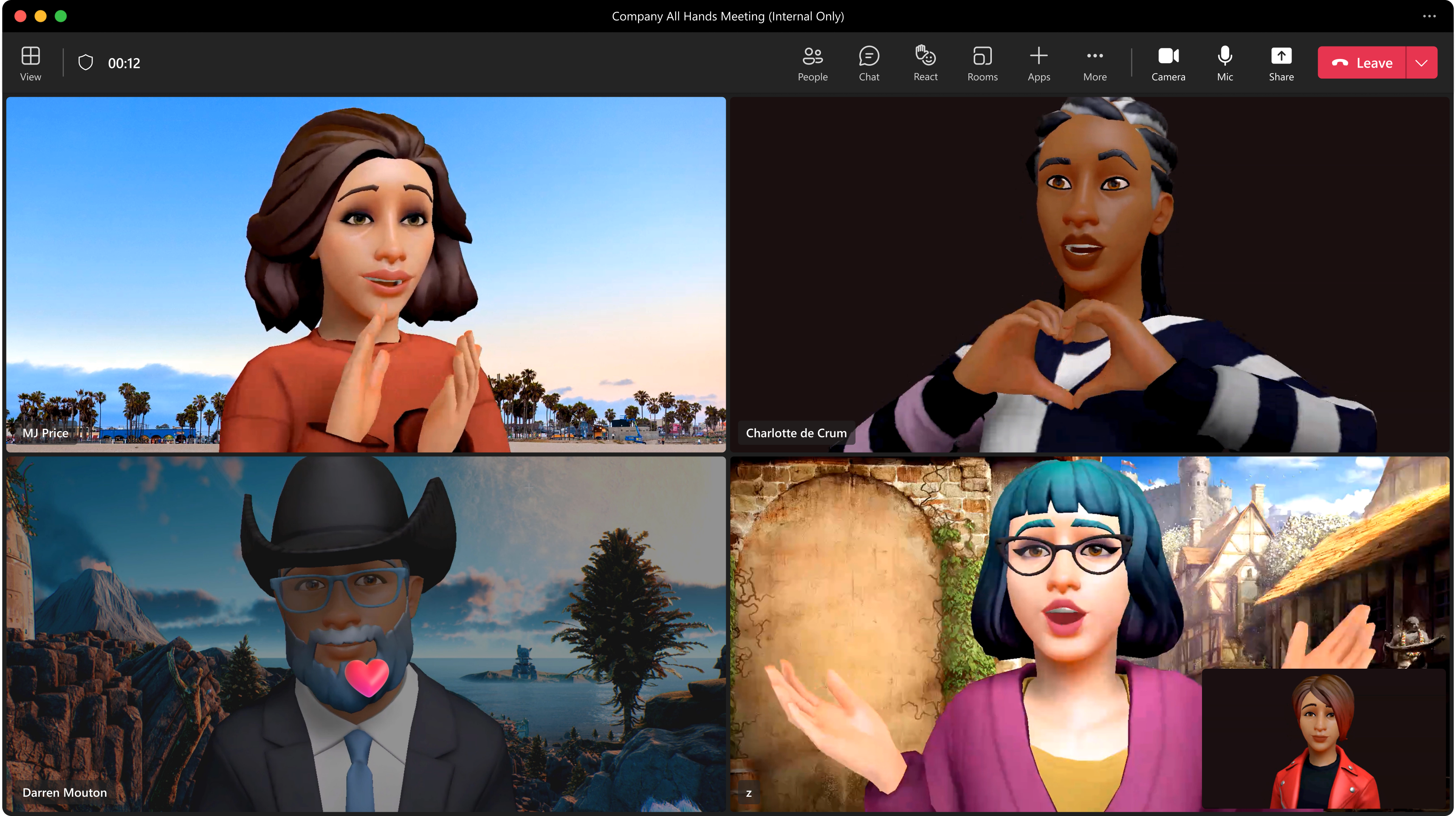 Microsoft Teams avatars