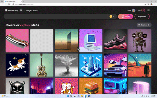 Microsoft Image Creator In Edge