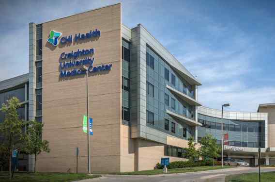 A photo of outside a hospital owned by CommonSpirit.