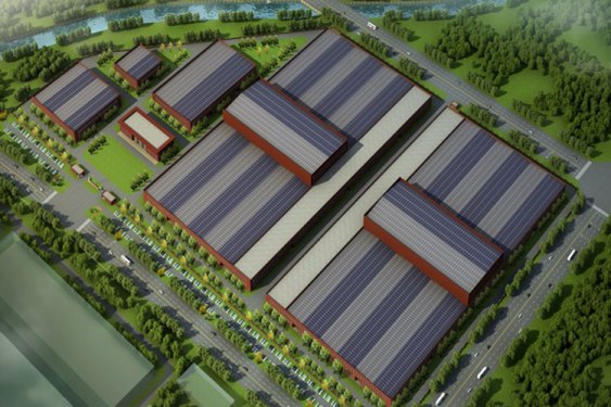 rendering of Gotion michigan battery plant