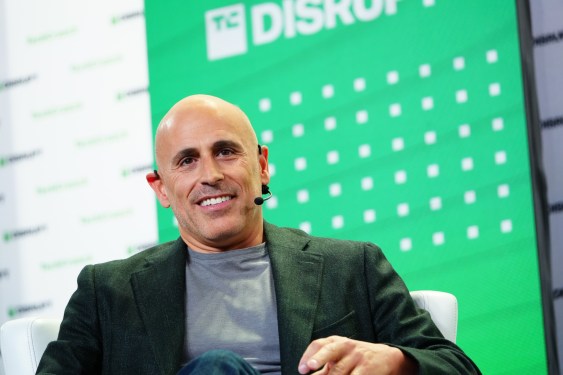 Marc Lore speaking at TechCrunch Disrupt in San Francisco on October 12, 2022.