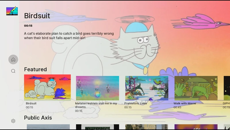 GIPHY Arts screen