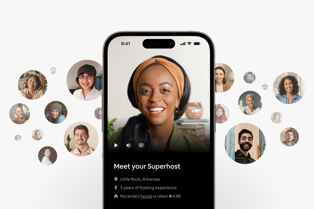 collage of Airbnb hosts' headshots