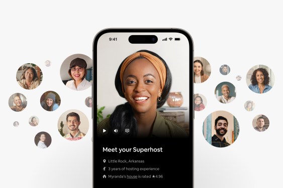 collage of Airbnb hosts' headshots