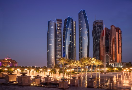 Etihad Towers in Abu Dhabi