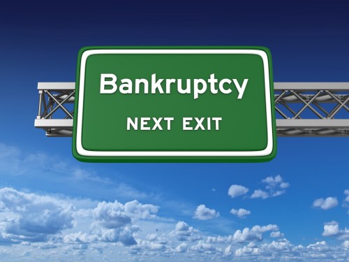 Bankruptcy sign