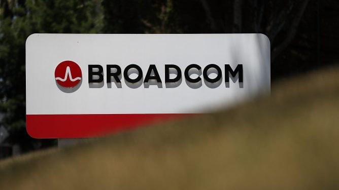 Broadcom sign