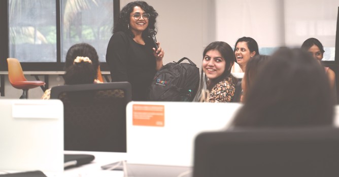 An ambassador for corporate volunteering platform Goodera
