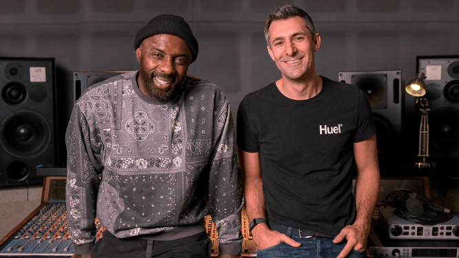Idris Elba, James McMaster, Huel, plant-based