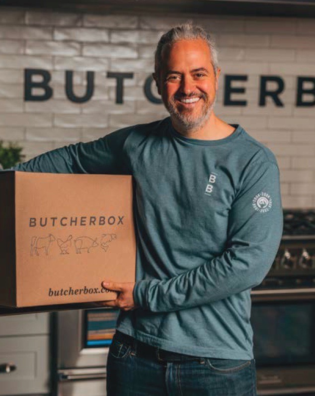 Mike Salguero holding a ButcherBox