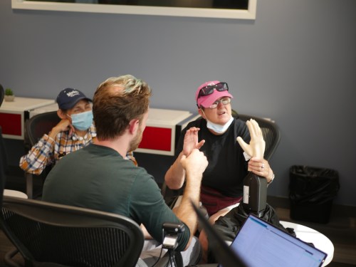Tatum Robotics assisting with communication for those with deafblindness