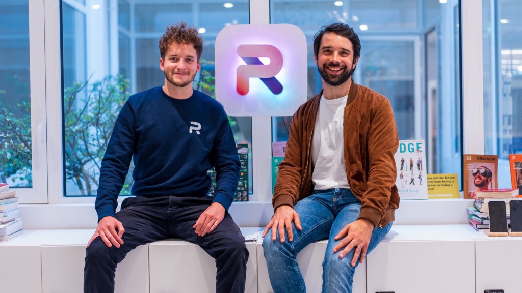 PhotoRoom founders; 2 men seated