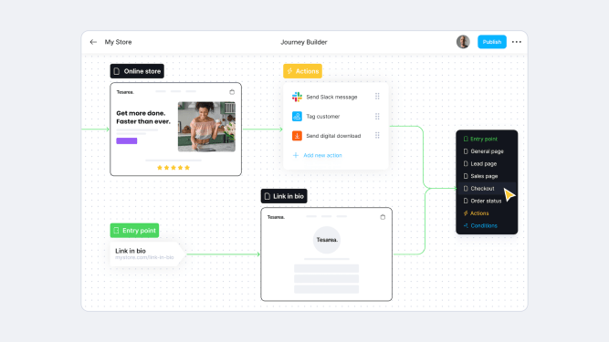 Popup e-commerce merchant no-code
