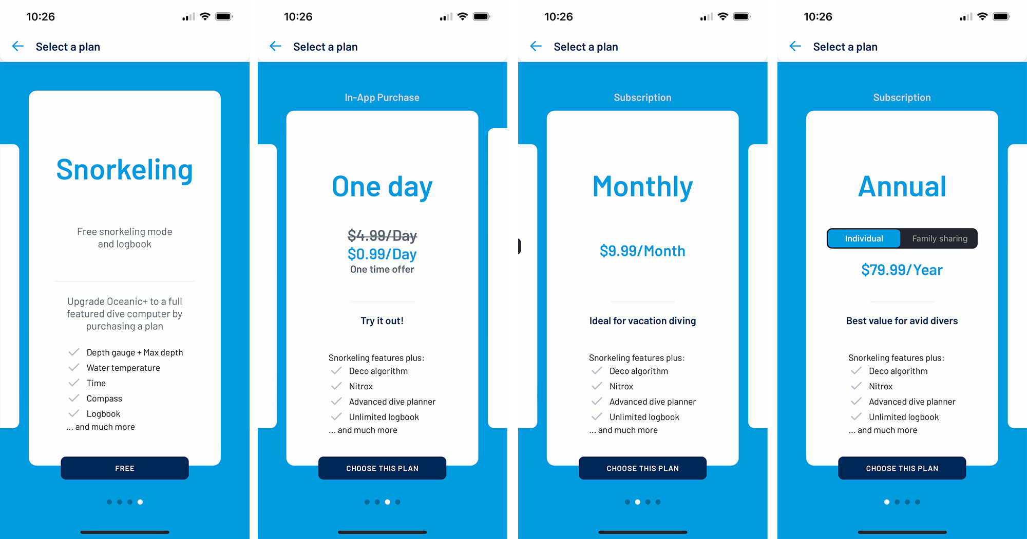 Oceanic+ pricing