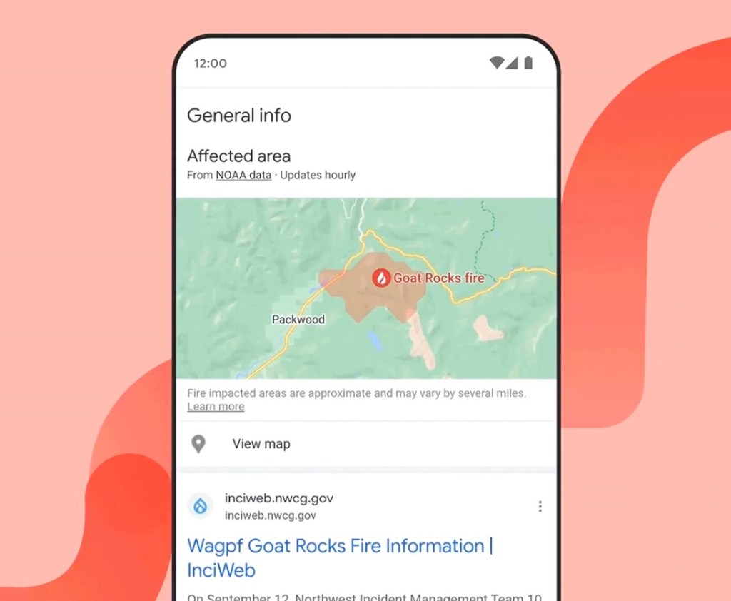 Google's wildfire detection app