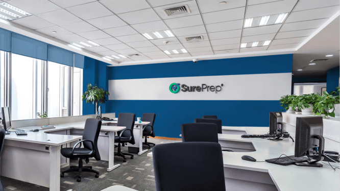 SurePrep's office