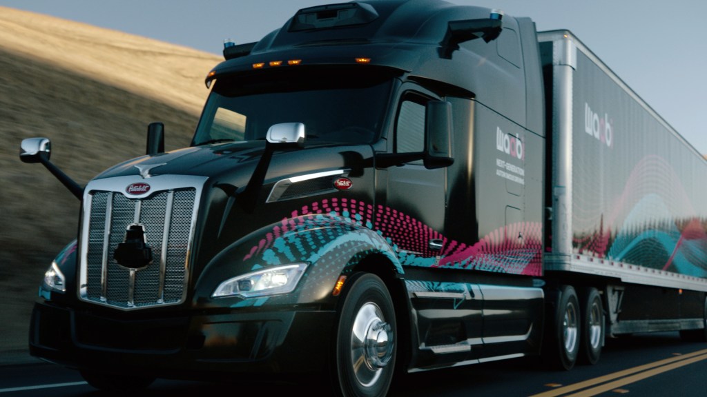 Waabi's first autonomous truck