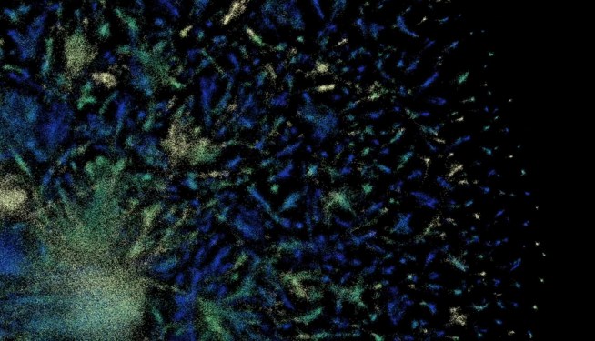 Visualization of many proteins