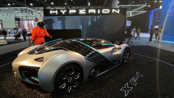 hyperion and spaceman at the 2022 LA auto show