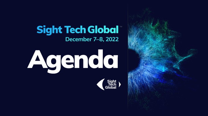 Sight Tech Global agenda splash screen