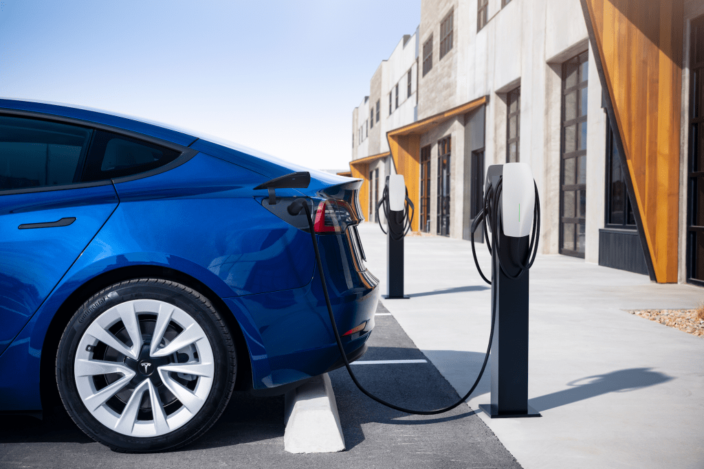 Tesla EV charging