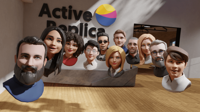 Active Replica floating heads