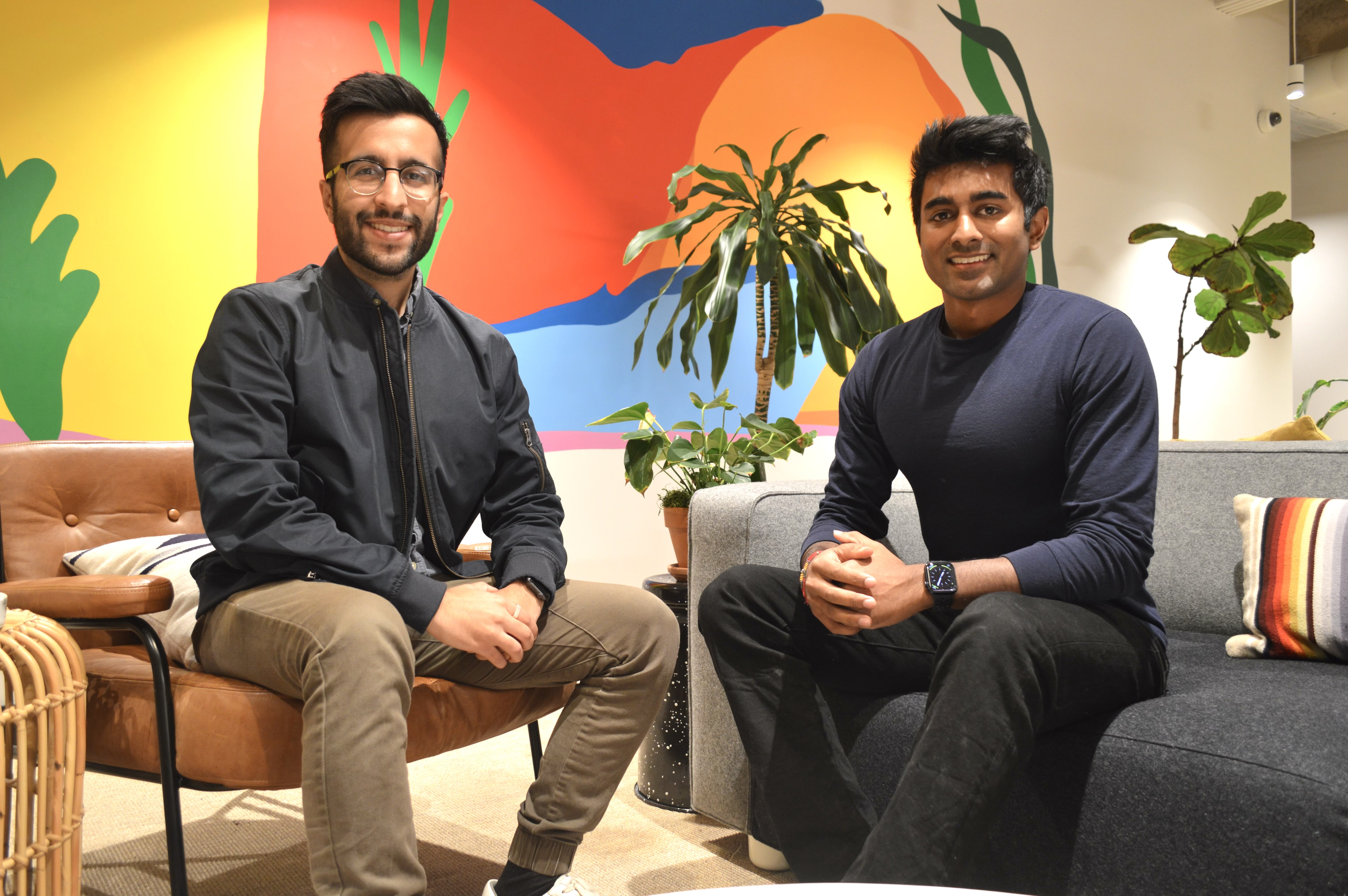 SellScale founders Aakash Adesara and Ishan Sharma 
